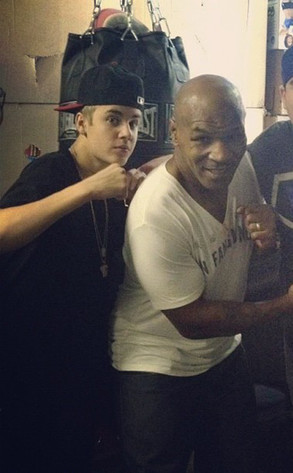Justin Bieber, Mike Tyson, Twit Pic Justin Bieber, Mike Tyson, Twit Pic